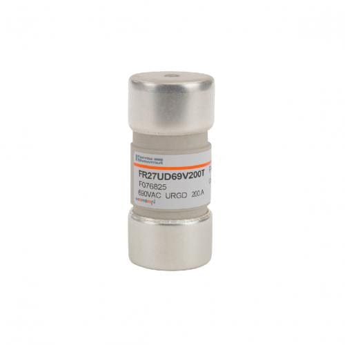 Ferraz Shawmut FR27UD69V200T High-Speed Cylindrical Fuse - 200A 690VAC - Front View