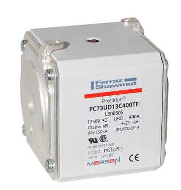 Mersen Mersen PC73UD13C400TF 12.5 URD 73 TTF 0400 1250V 400A L300505 Fuses (3Pieces)