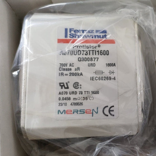 Mersen A070UD73TTI1600 High Speed Fuse - 1600A 690 VAC - Product Image