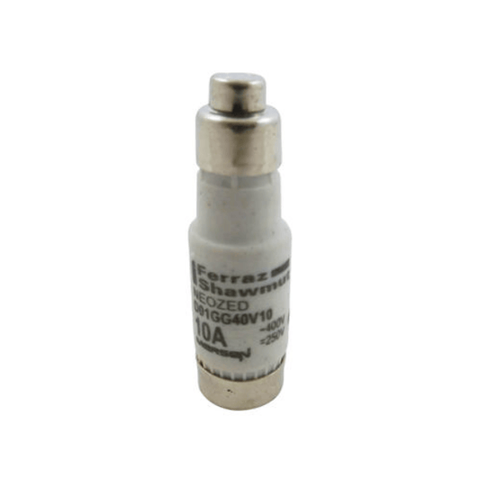 Mersen D01GG40V10W NEOZED D01 Fuse-Link - 10A 400VAC - Product Image