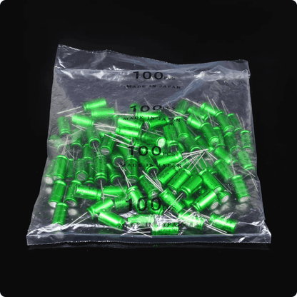Nichicon Aluminum Electrolytic Capacitors Nichicon UES1E4R7MDM Muse ES Series Audio Capacitor, 4.7uF 25V, Bi-Polar Radial Leaded - Pack of 20