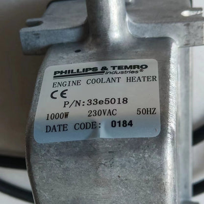 Phillips & Temro Engine Heaters Phillips & Temro ZeroStart 0333-0690 Circulation Engine Coolant Heater, 1500W 120V, 5/8" Hose, Thermostatic