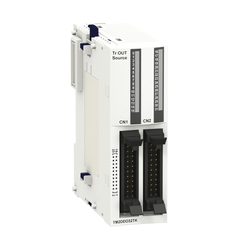 Schneider Discrete Output Modules Schneider TM2DDO32TK Discrete Output Module, 32-Channel, 24V Transistor, HE10 Connector, for Modicon M238 Series