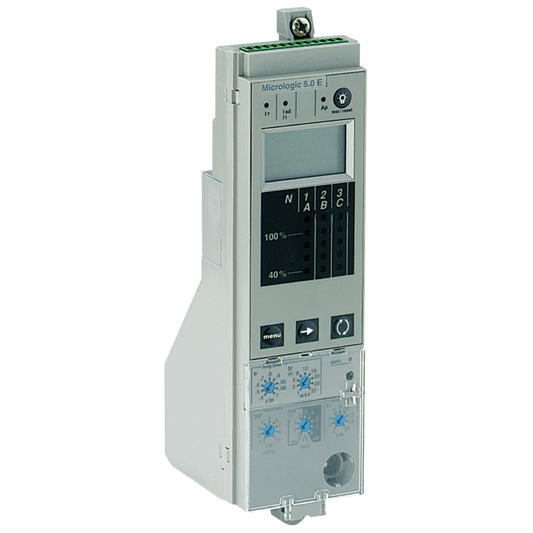 Schneider Molded Case Circuit Breakers Schneider Electric 48499 MicroLogic 5.0 E Control Unit, MasterPact NW, Selective Protection, 3P/4P, Drawout