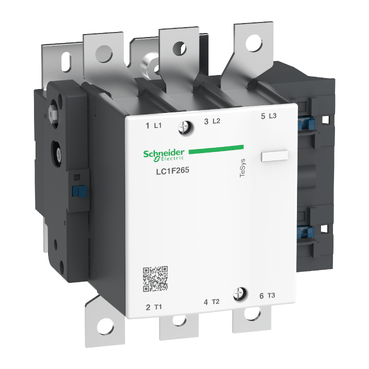 Schneider Schneider Electric TeSys F LC1F265F7 Contactor, 3P (3 NO), AC-3 265A <=440V, 110V AC Coil