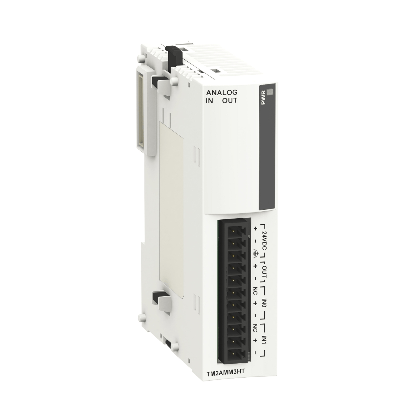Schneider Schneider Electric TM2AMM3HT Analog I/O Module, 2x Multi-Function Inputs (0-10V, 4-20mA) & 1x Multi-Function Output (0-10V, 4-20mA), 12-bit, for Modicon M238 & Twido, 24VDC, Screw Terminal