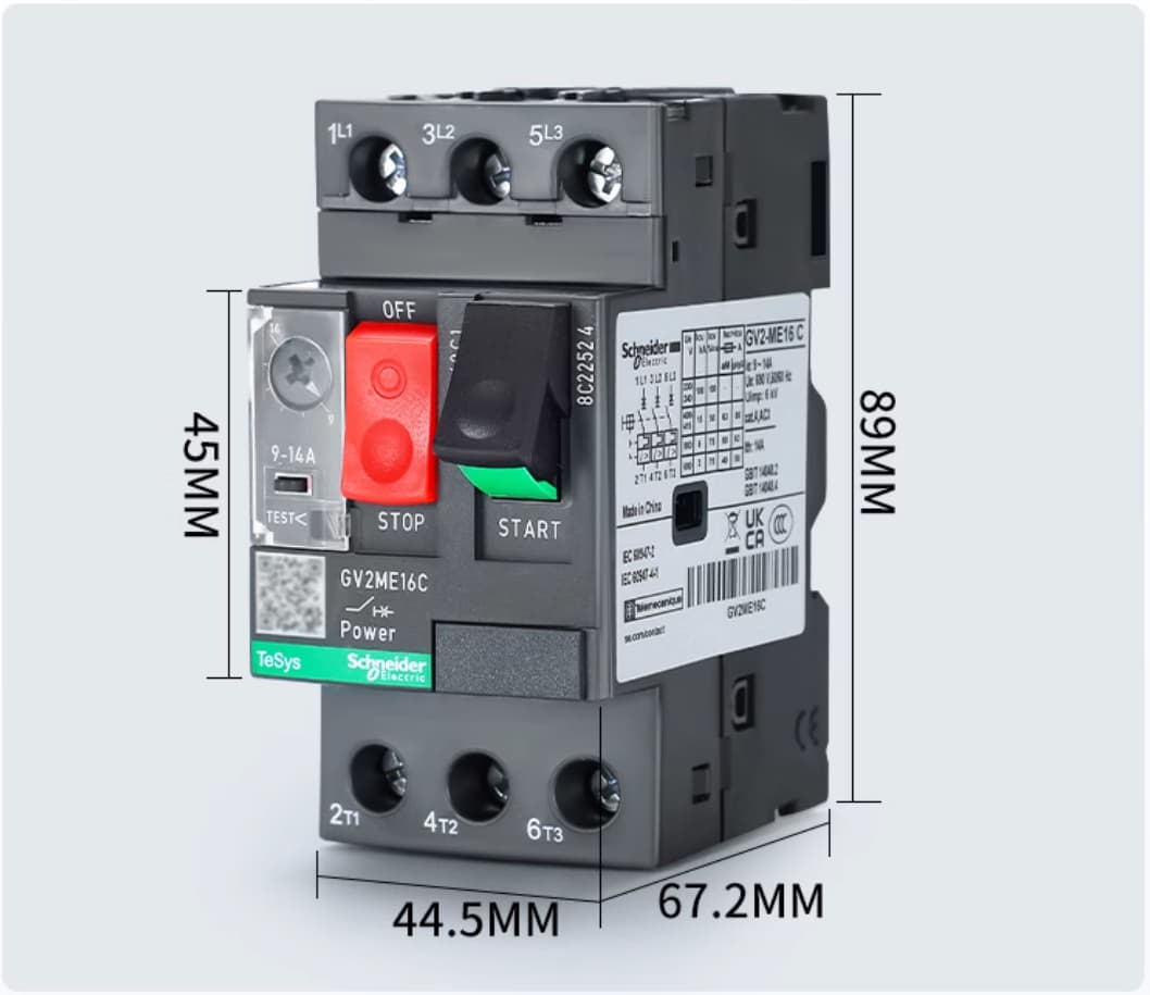 Schneider Schneider GV2-ME08C 2.5-4.0A Motor Circuit Breaker