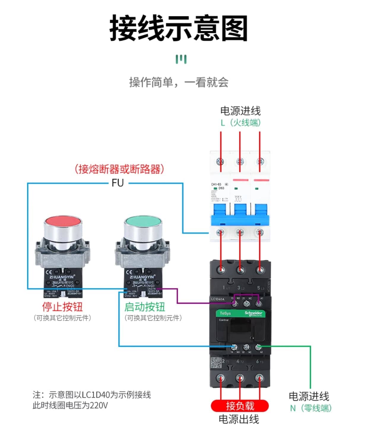 Schneider Schneider LC1D32 Contactor