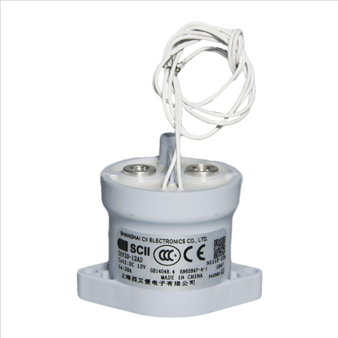 SCII SEV30-12AD DC Contactor - 30A 900VDC - Dimensional Drawing