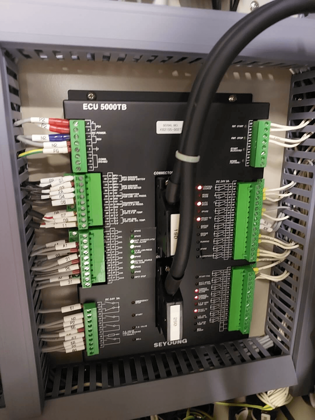 Seyoung Control Panel Seyoung ECU-5000TB Emergency Generator Control Unit, 24V DC, RS485 Communication, Engine Control Terminal Board - Marine Grade