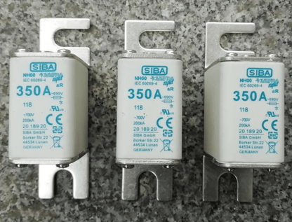 Siba NH00 350A 5pcs Siba NH00 350A 690V 2018920 Fusea  (5 Pieces)