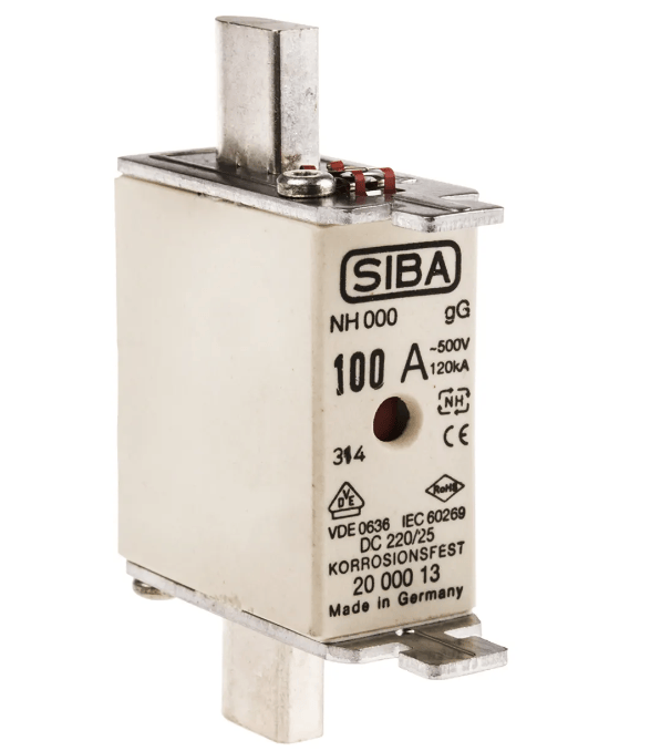 Siba NH000 300A DC720V 2029521 6pcs Siba NH000 300A DC720V 2029521  Fuses