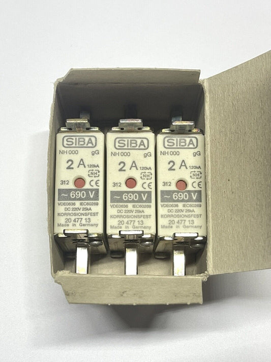 Siba NH000 52A 2047713 6pcs Siba NH000 52A 2047713 Fuses