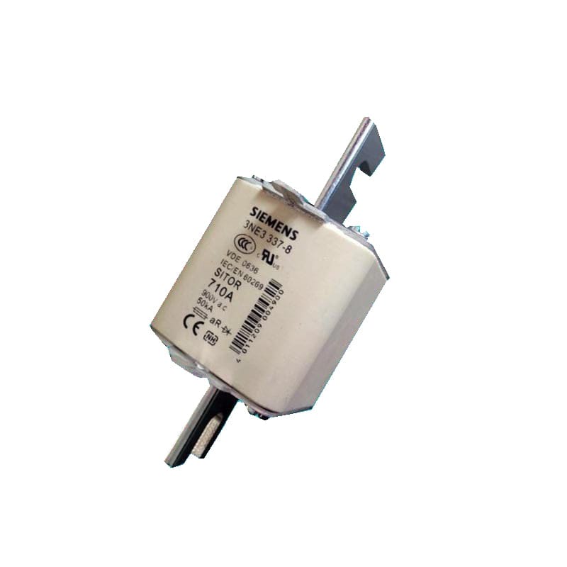 Siemens Semiconductor Protection Fuses Siemens SITOR 3NE3337-8 aR Fuse, 710A 1000VAC, Ultrafast Semiconductor Protection, NH Size 3 - Pack of 3
