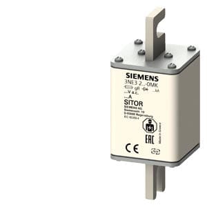 Siemens Siemens 3NE8334-0MK High Speed Semiconductor Fuse, 500A 690V aR, Size 3NH Flush-End, IEC 60269-4, 200kA Breaking Capacity – Pack of 3