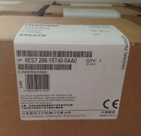 Siemens 6ES7288-1ST40-0AA0 SIMATIC S7-200 SMART CPU ST40 PLC - 24DI/16DO - Front Perspective View
