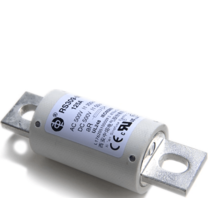 Sinofuse General Industrial Fuses RS309-MD High-Speed Fuse, 125A 500V AC/DC, aR Semiconductor Protection