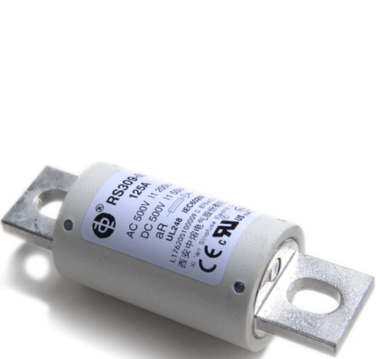 Sinofuse General Industrial Fuses RS309-MD High-Speed Fuse, 125A 500V AC/DC, aR Semiconductor Protection