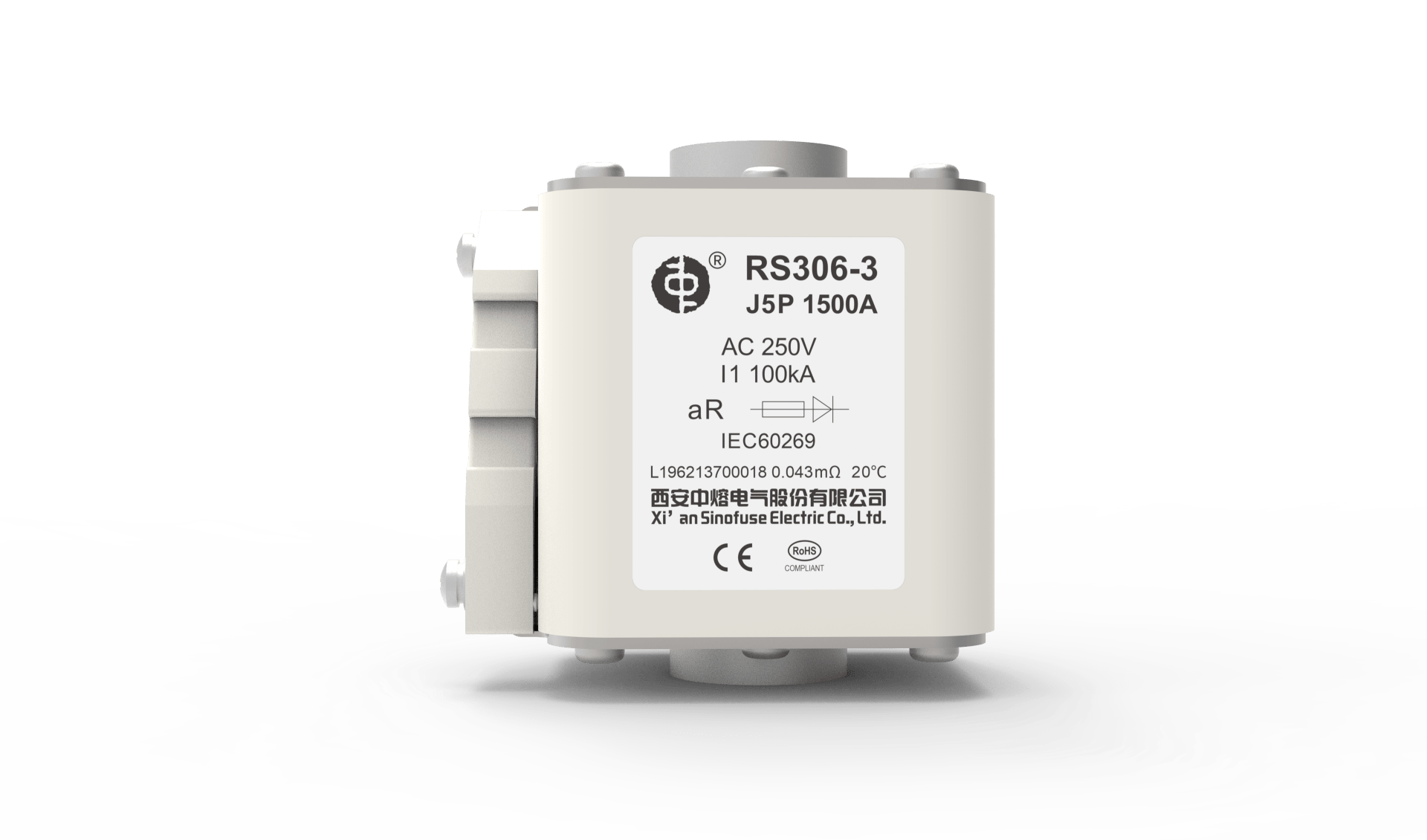 SINOFUSE RS306-3-1100A 3pcs SINOFUSE RS306-3 W1Z 1100A 690V Fuses