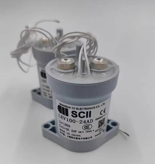 SCII LEV100-24AD DC Contactor - 100A 900VDC - Dimensional Drawing