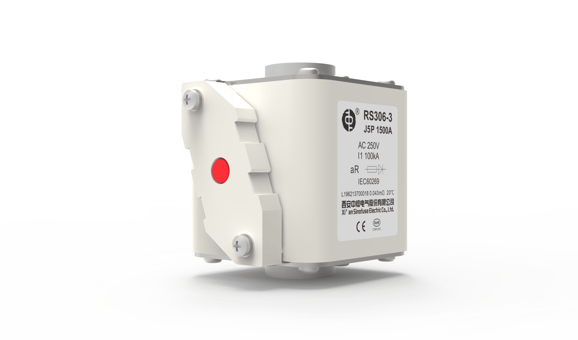 SINOFUSE SINOFUSE RS306-6 6800A Fuses (3 Pieces)