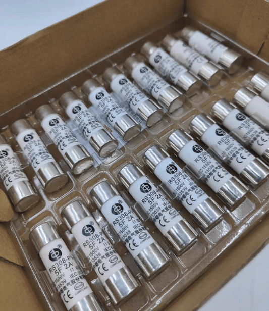SINOFUSE SINOFUSE RS308-PV-5F Cylindrical Fuse, 15 A 1500 VDC, Photovoltaic (PV) Rated, 10x38mm – Pack of 50