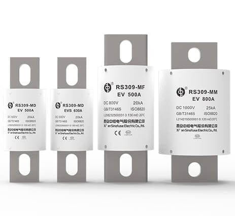 SINOFUSE SINOFUSE RS309-MD-EVD 250A 500VDC Fuses (3 Pieces)