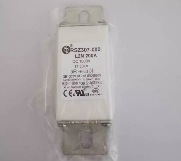 SINOFUSE SINOFUSE RSZ307-000-L2N-200A 1000VDC Fuses (3 Pieces)