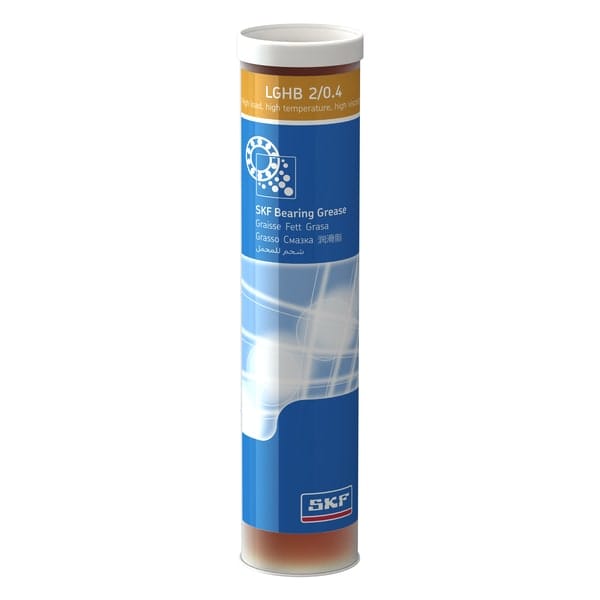 SKF SKF LGHB 2/0.4 High Load High Temp Grease, NLGI 2, Lithium Complex - 0.4 kg Cartridge