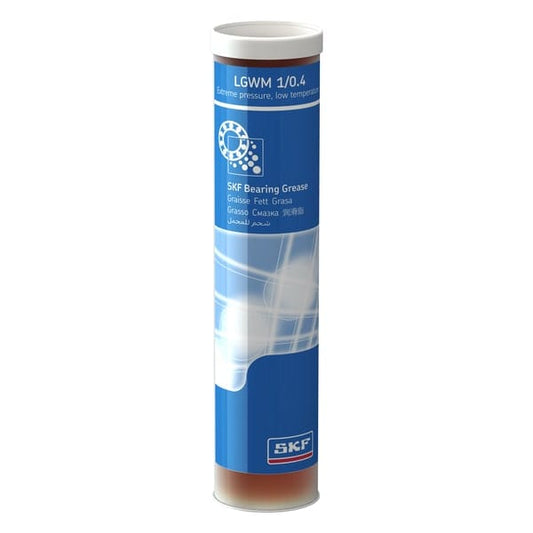 SKF SKF LGWM 1/0.4 Heavy-Duty EP Grease, NLGI 1, Wide Temp Range - 0.4 kg Cartridge