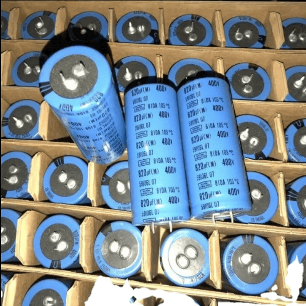 SPRAGUE SPRAGUE 81DA821M400MG2D 81D 820UF 400V  35*60mm Capacitor (12Pieces)