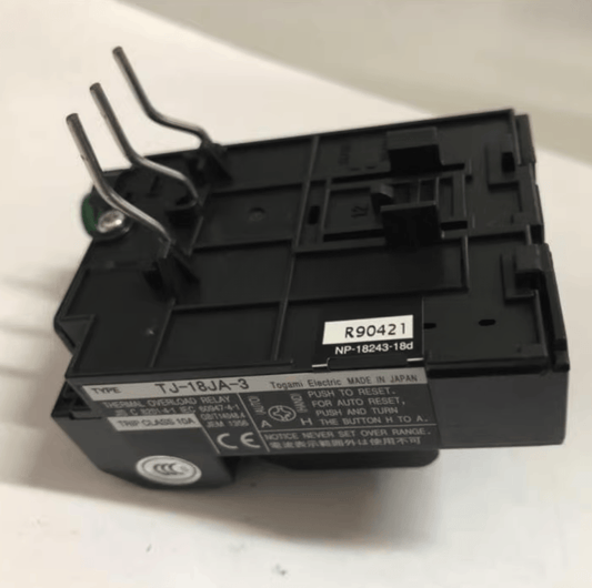 Togami Togami TJ-18JA Thermal Overload Relay,  Motor Protection (3-Pack)